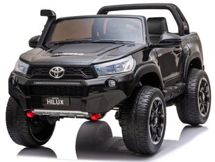 Двухместный электрический автомобиль Toyota Hilux, черный цена и информация | Электромобили для детей | kaup24.ee