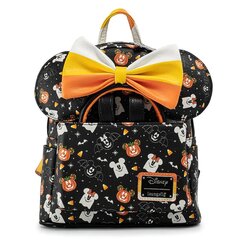 Loungefly Disney Mickey ja minnie õudne Halloween seljakott + peavõru komplekt 27cm hind ja info | Spordikotid, seljakotid | kaup24.ee