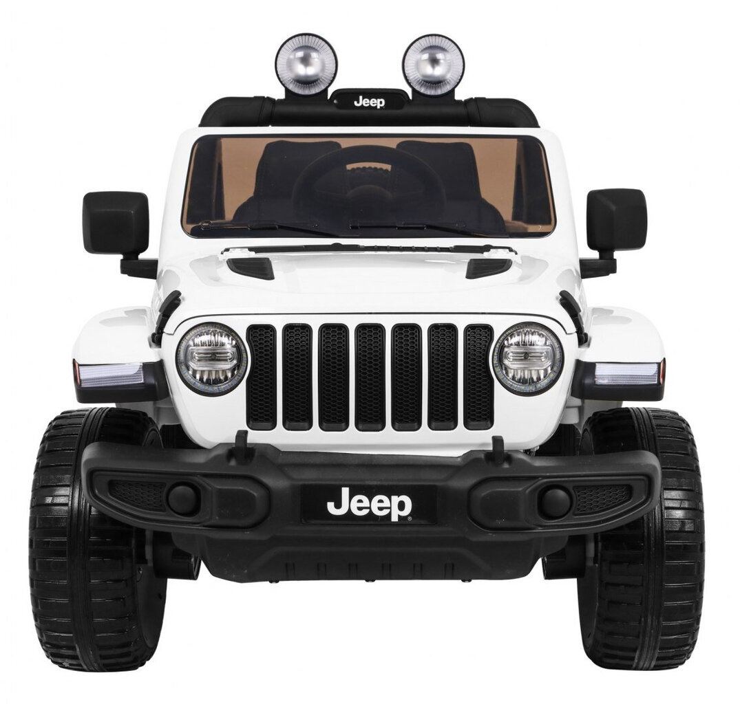 Двухместный электромобиль Jeep Wrangler Rubicon, белый цена | kaup24.ee