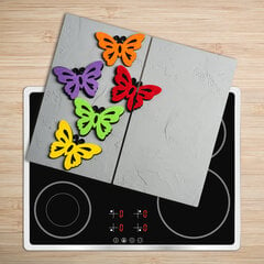 Tulup Lõikelaud Värvilised liblikad, 2x30x52 cm hind ja info | Lõikelauad | kaup24.ee