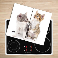 Tulup Lõikelaud Kaks väikest kassi, 2x30x52 cm hind ja info | Lõikelauad | kaup24.ee