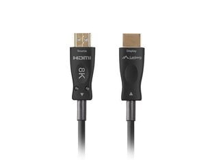 КАБЕЛЬ LANBERG HDMI M/M V2.1 30M 8K ОПТИЧЕСКИЙ AOC цена и информация | Кабели и провода | kaup24.ee