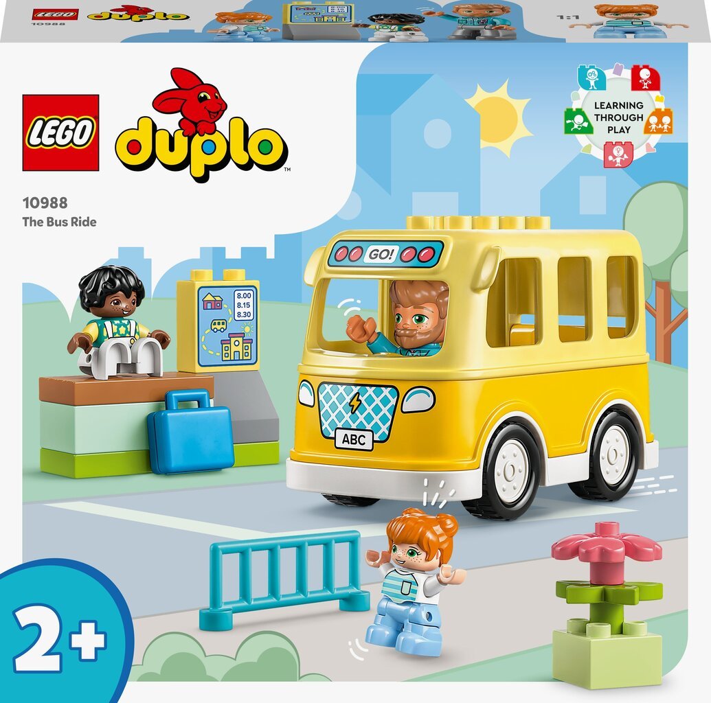 10988 LEGO® DUPLO The Bus ride bussisõidu komplekt hind ja info | Klotsid ja konstruktorid | kaup24.ee