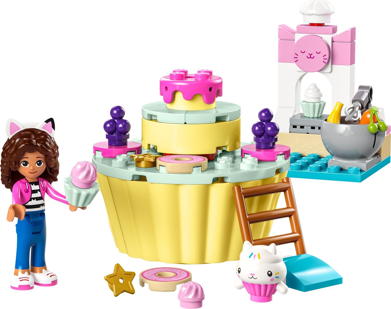 10785 Gabby's Dollhouse Bakey with Cakey Fun komplekt цена и информация | Klotsid ja konstruktorid | kaup24.ee