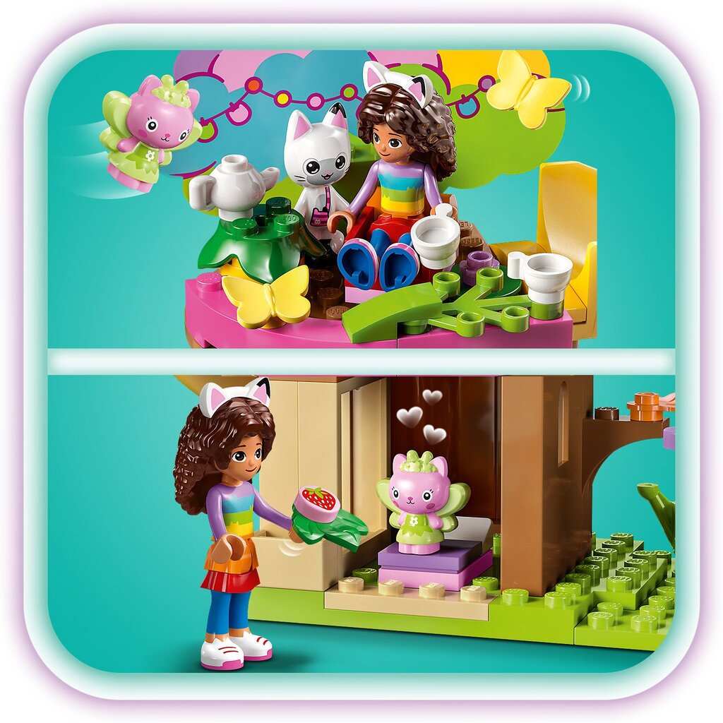 10787 LEGO® Gabby's Dollhouse Kitty Fairy's Garden Party komplekt цена и информация | Klotsid ja konstruktorid | kaup24.ee