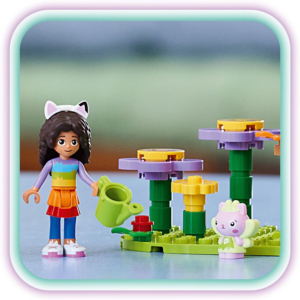 10787 LEGO® Gabby's Dollhouse Kitty Fairy's Garden Party komplekt цена и информация | Klotsid ja konstruktorid | kaup24.ee