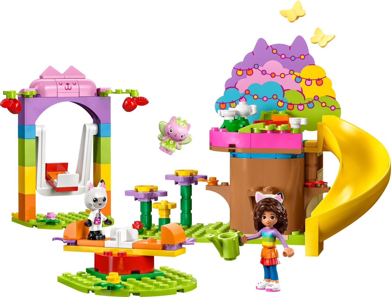 10787 LEGO® Gabby's Dollhouse Kitty Fairy's Garden Party komplekt цена и информация | Klotsid ja konstruktorid | kaup24.ee