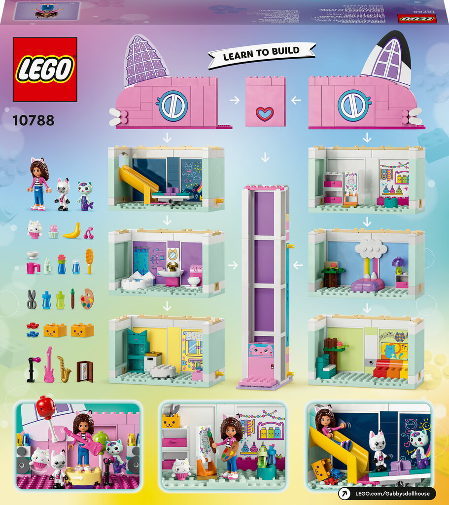 10788 LEGO® Gabby‘s Dollhouse Gabby nukumaja цена и информация | Klotsid ja konstruktorid | kaup24.ee