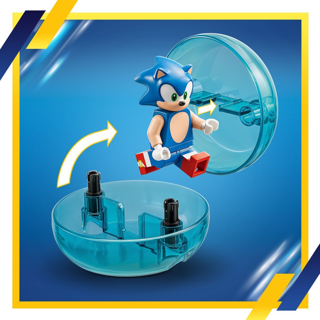 76990 LEGO® Sonic the Hedgehog Sonic Speed ​​​​Sphere'i Challenge komplekt hind ja info | Klotsid ja konstruktorid | kaup24.ee