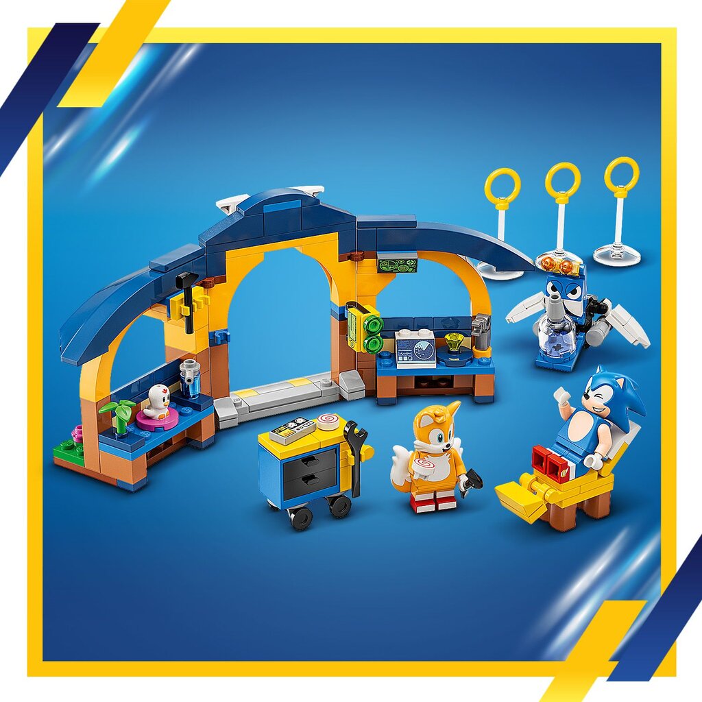 76991 LEGO® Sonic the Hedgehog™ Tails’ Workshop and Tornado Plane lennukikomplekt hind ja info | Klotsid ja konstruktorid | kaup24.ee