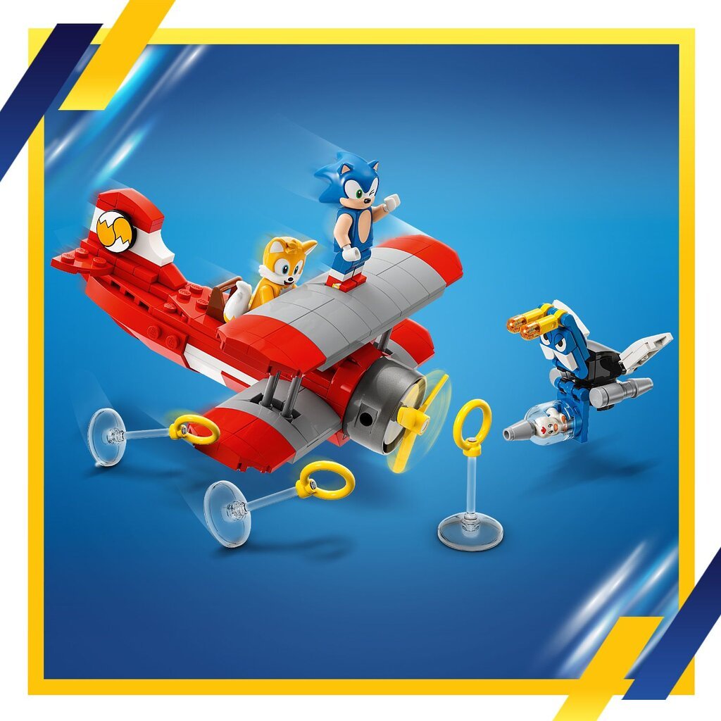 76991 LEGO® Sonic the Hedgehog™ Tails’ Workshop and Tornado Plane lennukikomplekt цена и информация | Klotsid ja konstruktorid | kaup24.ee