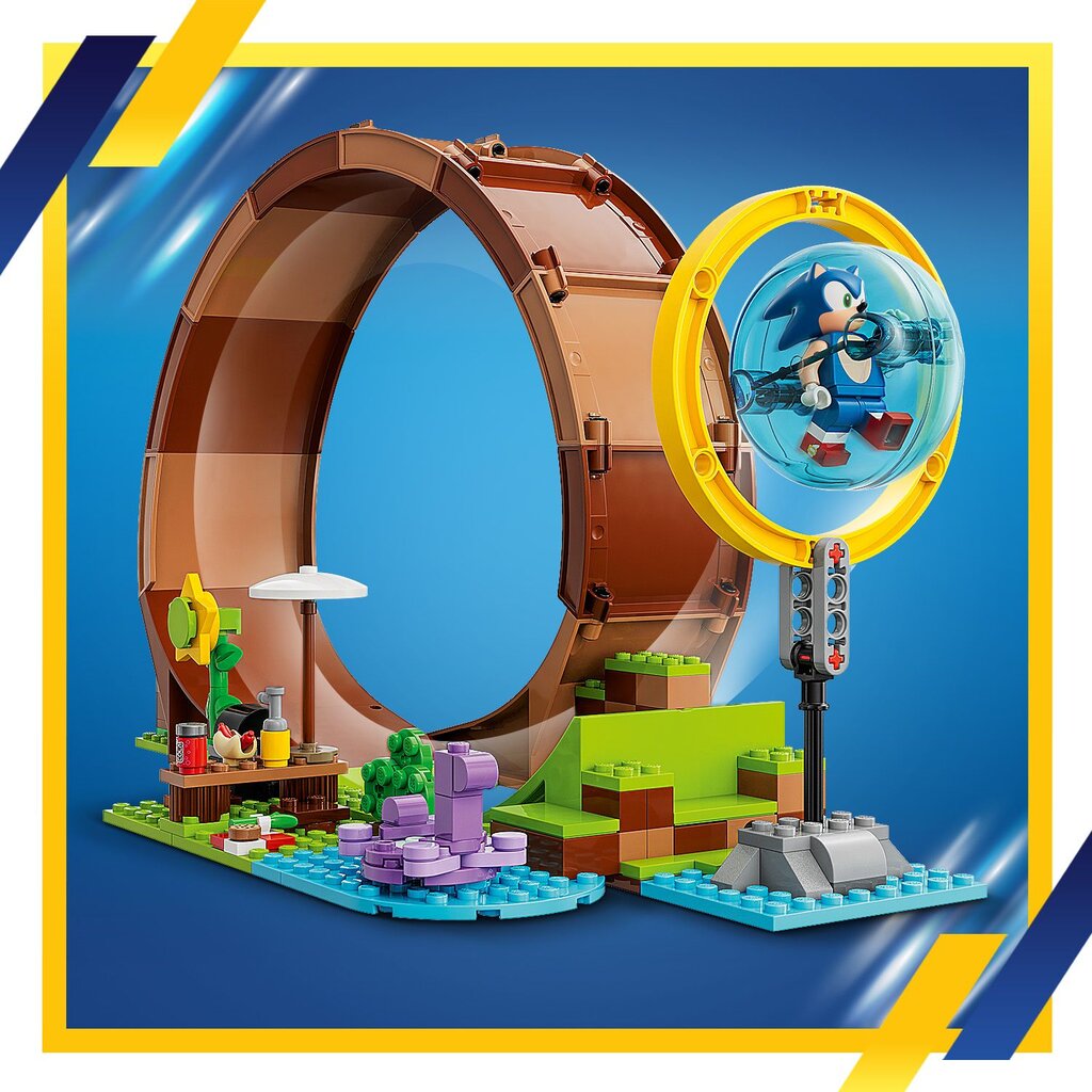 76994 LEGO® Sonic the Hedgehog Sonic Green Hill Zone Loop Challenge legokomplekt цена и информация | Klotsid ja konstruktorid | kaup24.ee