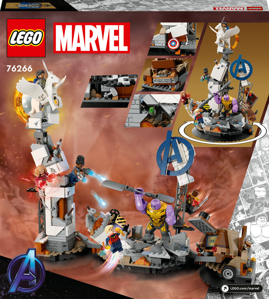 76266 LEGO® Marvel Endgame Final Battle viimase lahingu komplekt цена и информация | Klotsid ja konstruktorid | kaup24.ee