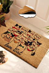 Uksematt Coco Friend Cats 40x60 cm hind ja info | Uksematid | kaup24.ee