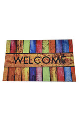 Дверной коврик Color Welcome, 40x60 см цена и информация | Придверные коврики | kaup24.ee