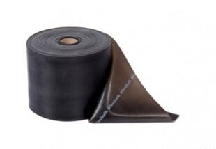 Эластичная лента Thera-band с латексом, черного цвета, 1 м цена и информация | Фитнес-резинки, гимнастические кольца | kaup24.ee