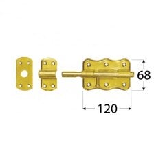 WRO 120 Riiv messing 120×68 mm hind ja info | Lukud | kaup24.ee