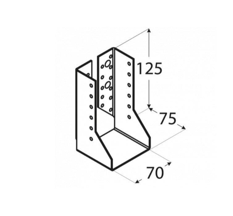 WBZ21 – Prussiking 70x125x2,0 mm hind ja info | Kinnitusvahendid | kaup24.ee