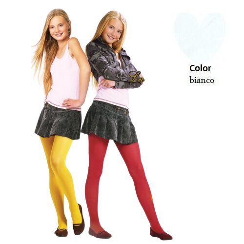 Teismeliste sukkpüksid Lady Kama Victoria Bianco 40 den hind ja info | Tüdrukute sukkpüksid ja sokid | kaup24.ee