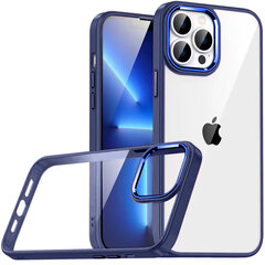 Kaitseümbris Premium Hard Case Apple iPhone 12/12 Pro Clear PC, sinist värvi hind ja info | Telefoni kaaned, ümbrised | kaup24.ee