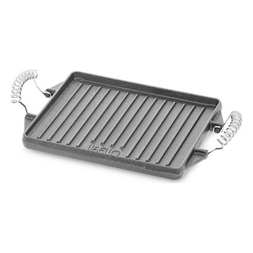 Grillpann Vaello Ristkülikukujuline Hall Malm (27 x 21 cm) hind ja info | Pannid | kaup24.ee