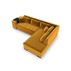 Правосторонний угловой диван Velvet Dolomite XL, 277x220x74 см, желтый цена и информация | Угловые диваны | kaup24.ee