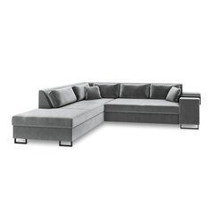Левосторонний угловой диван Velvet Dolomite XL, 277x220x74 см, серый цена и информация | Угловые диваны | kaup24.ee