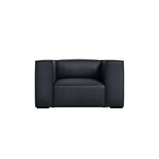 Nahast tugitool Agawa, 113x95x68 cm, sinine цена и информация | Кресла в гостиную | kaup24.ee