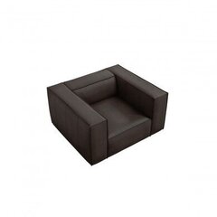 Кожаное кресло Agawa, 113x95x68 см, темно-коричневое цена и информация | Кресла в гостиную | kaup24.ee