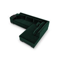 Правосторонний угловой диван Velvet Dolomite XL, 277x220x74 см, зеленый цена и информация | Угловые диваны | kaup24.ee