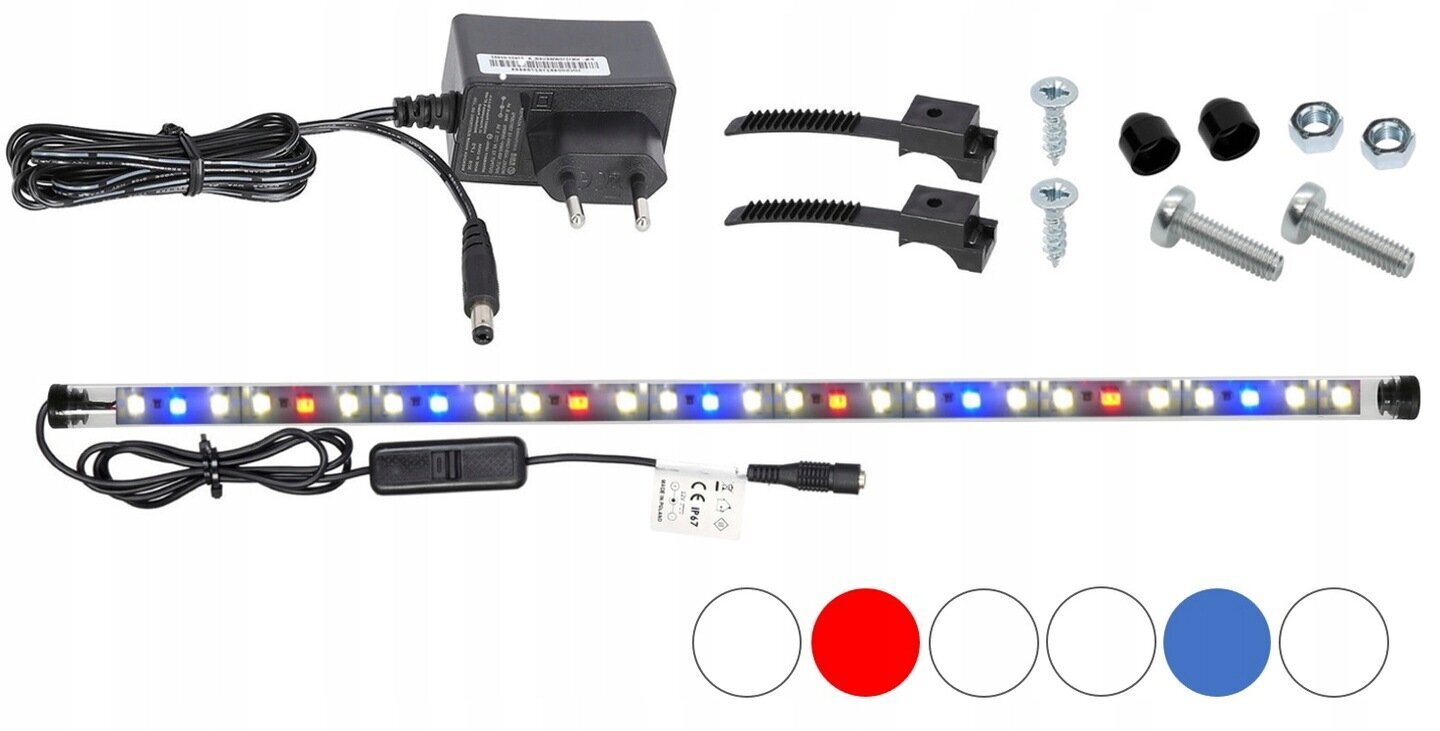 Lamp Led Spectrum Valge-sinine-punane 4:1:1 120cm I hind ja info | Akvaariumid ja seadmed | kaup24.ee