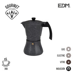 Kофеварка EDM (6 чашек), алюминиевая цена и информация | Чайники, кофейники | kaup24.ee