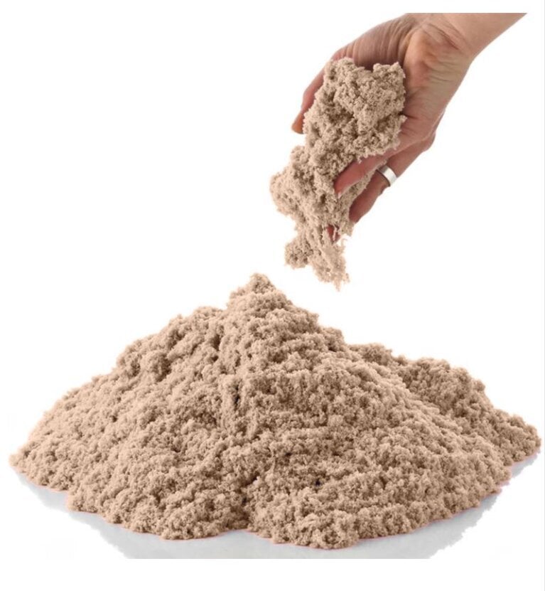 Liivakast + Kineetiline liiv (pruun) 2 kg + Vormid цена и информация | Arendavad mänguasjad | kaup24.ee