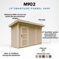 LP® SmartSide® paneelmaja M902 Redwood Red värvikomplektiga hind ja info | Kuurid ja aiamajad | kaup24.ee