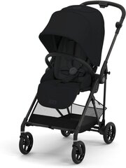 Cybex jalituskäru Melio Carbon, Moon Black цена и информация | Коляски | kaup24.ee