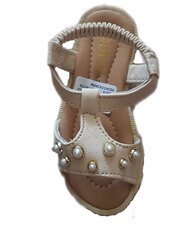 Kreemjas sandaalid tüdrukutele цена и информация | Детские сандали | kaup24.ee