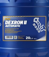 Käigukastiõli Mannol 8205 Dexron II automaat, 20L цена и информация | Другие масла | kaup24.ee