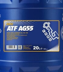 Масло трансмиссионное Mannol 8212 ATF AG55, 20 л цена и информация | Другие масла | kaup24.ee