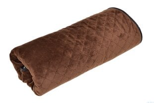 Pleed lemmikloomale Amibelle Velvet Bronze, pruun, S, 80 x 65 cm цена и информация | Лежаки, домики | kaup24.ee