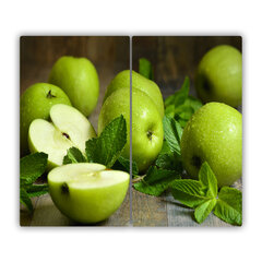 Tulup Lõikelaud Rohelised õunad, 2x30x52 cm hind ja info | Lõikelauad | kaup24.ee