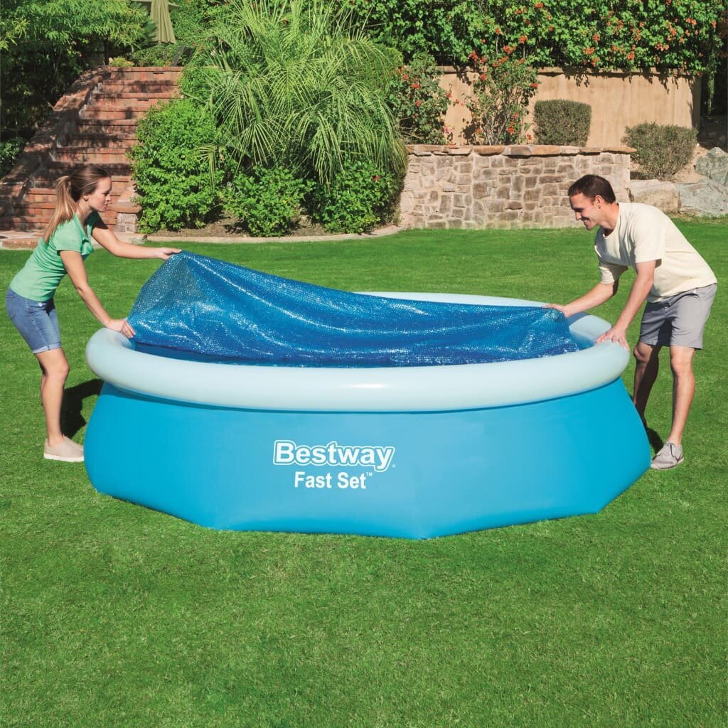Bestway päikesetoitel basseinikate "Flowclear" 305 cm hind ja info | Basseinitehnika | kaup24.ee
