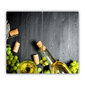 Tulup Lõikelaud Valge vein ja puuviljad, 2x30x52 cm hind ja info | Lõikelauad | kaup24.ee