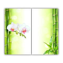 Tulup Lõikelaud Orhidee ja bambus, 2x30x52 cm hind ja info | Lõikelauad | kaup24.ee