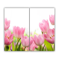 Tulup Lõikelaud Roosa tulp, 2x30x52 cm цена и информация | Разделочная доска | kaup24.ee