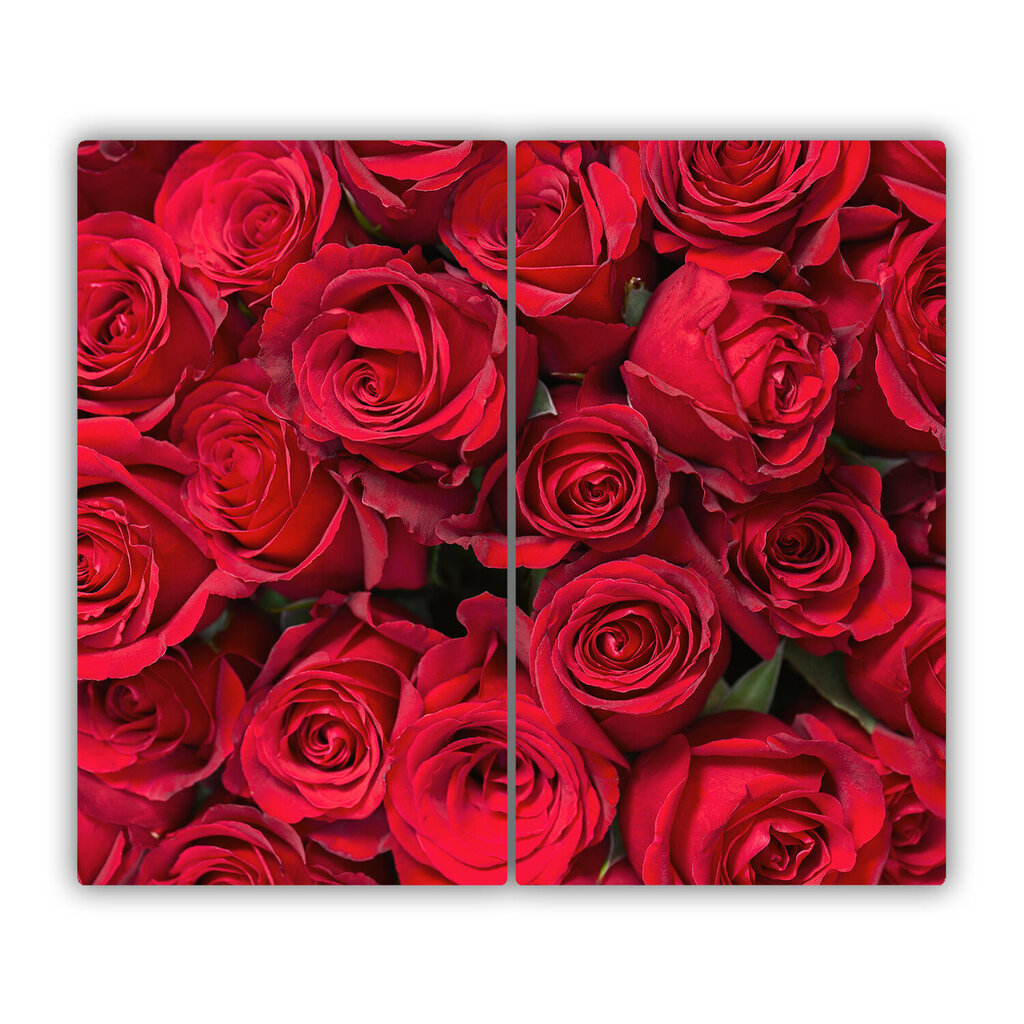 Tulup Lõikelaud Punased roosid, 2x30x52 cm цена и информация | Lõikelauad | kaup24.ee