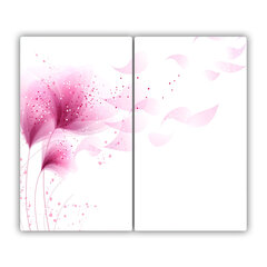 Tulup Lõikelaud Roosa lill, 2x30x52 cm hind ja info | Lõikelauad | kaup24.ee