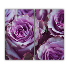 Tulup Lõikelaud Lillad roosid, 2x30x52 cm hind ja info | Lõikelauad | kaup24.ee