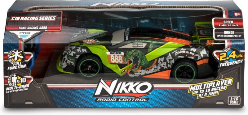 Raadio teel juhitav auto Nikko Radio Control, roheline hind ja info | Poiste mänguasjad | kaup24.ee