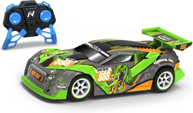 Raadio teel juhitav auto Nikko Radio Control, roheline цена и информация | Poiste mänguasjad | kaup24.ee