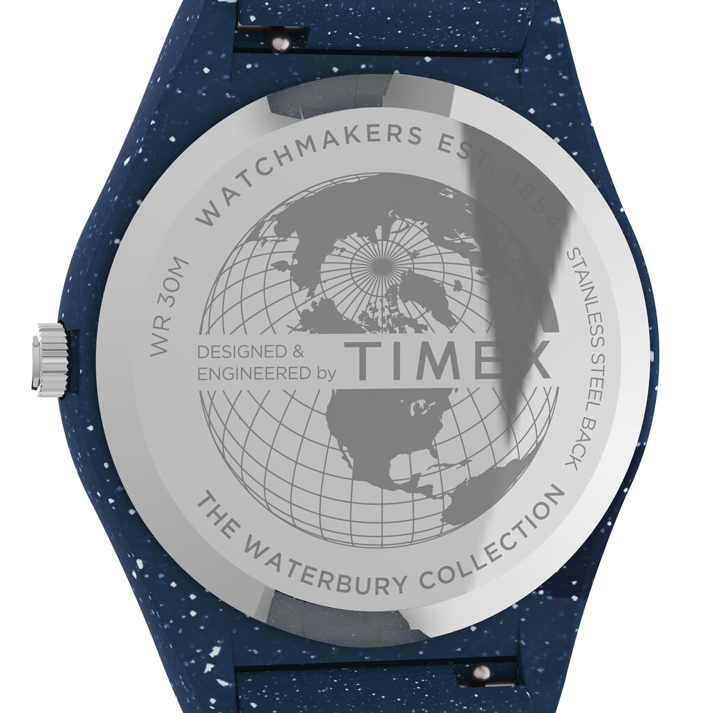 Timex Waterbury Ocean 42mm Taaskasutatud plastist käevõru kell TW2V37400 TW2V37400 hind ja info | Meeste käekellad | kaup24.ee